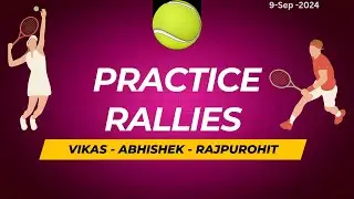 Practice Rallies 9 Sep 2024 #TennisRallies #TennisTraining #TennisWarmup #PracticeDrills #Tennis