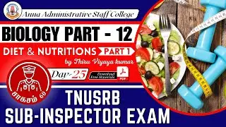 சாகசம் 60 | Day - 25 | BIOLOGY - 12 | Diet & Nutritions | Part 1 | Mr. Vijaya kumar
