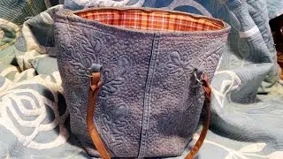 Quilted Denim Bag