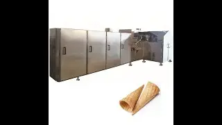 Do you know how ice cream cones are made?（Ice Cream Cone Production Line）