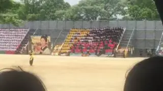 玉名高校 体育祭 2016 人文字応援
