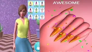Acrylic Nails 💅 All Levels gameplay Android games day3 #shorts