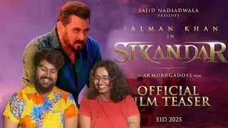 SIKANDAR Official Film Teaser Reaction - Salman Khan, Rashmika | Sajid Nadiadwala | A.R. Murugadoss
