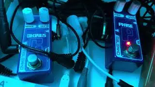 Roland TB-03 Bass Line with guitar pedals