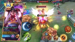 AGGRESSIVE FREYA WITH BERSERKER FURY & BLADE OF DESPAIR | Drex Plays | MLBB