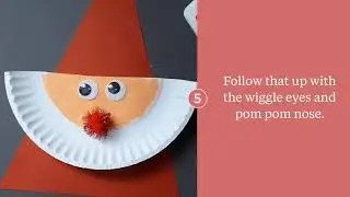Paper Plate Santa {Kid Craft}