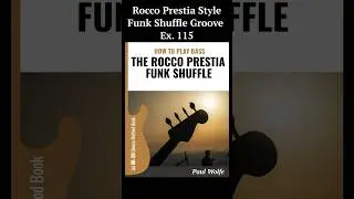 Rocco Prestia Style Funk Shuffle Groove Ex 115 #bass #bassguitar #bassgroove