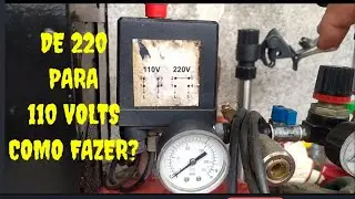 VOLTAGEM DO COMPRESSOR BLACK&DECKER  25 LITROS DE 220 P/ 110 VOLTS