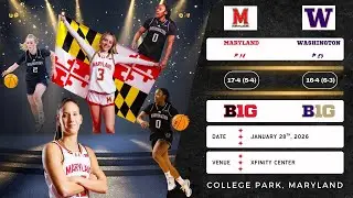 No. 16 Maryland vs No. 25 Washington | Big Ten | 1.28.26