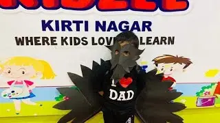 || Crow Mask And Wings Making For School Project ||