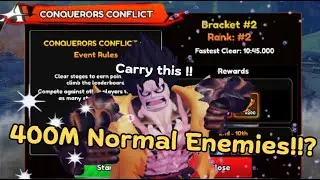 [270,000% Multiplier] Conqueror Conflict 15 mins - Anime Vanguard