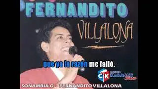 karaoke sonambulo   fernandito villalona