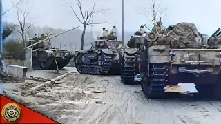 Churchill tanks - British army in ww2 {Colorized & Enhanced}