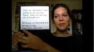 A Swedish Poem