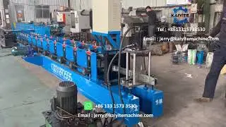 High Quality Fully Automatic U Channel Shutter Door Guide Rail Roll Forming Machine