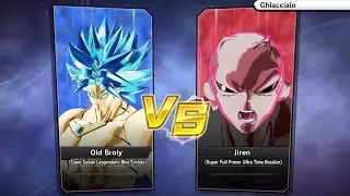 XV2 (PC): Old Broly SSJ Leggendario Blue Evoluto vs Jiren Super Full Power Ultra Supercattivo