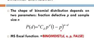 QUALITY MANAGEMENT II ACCEPTANCE SAMPLING II L-5 II HYPERGEOMETRIC, BINOMIAL & POISSON DISTRIBUTIONS