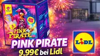 Pink Pirate von Albert Feuerwerk 9,99&euro; Neuheit 2025 bei Lidl (Regional erh&auml;ltlich)!!!