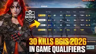Solo 30 Kill 🔥 BGIS IN-GAME QUALIFIERS 2026 GAMEPLAY | Match - 2 | iPhone 14 Pro| HExJimmY