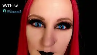 Cheshire Cat Gothika Contact Lenses Demonstration