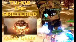 Ashes of Creation 💀Tumok the Wretched💀 world boss ~ Quick Guide