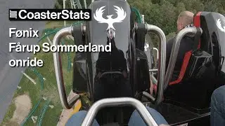 Fønix last row onride - Fårup Sommerland [4K 60FPS]