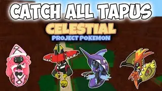 Как поймать всех Тапу в Roblox Project Pokemon (Project Celestial Roblox)
