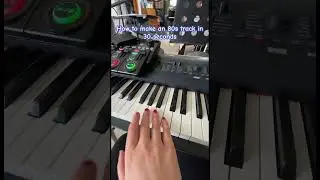 All you need is a looper 😍 #80s #keyboard #takeonme #aha #cover #piano