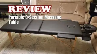 Portable 3-Section Massage Table - Review 2024