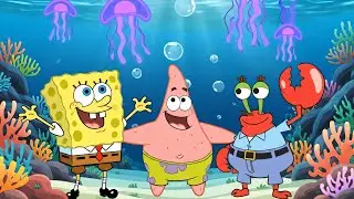 SpongeBob, Patrick, and Mr. Krabs Light Up Bikini Bottom Under the Sea | SpongeBob Animation ✨🌊