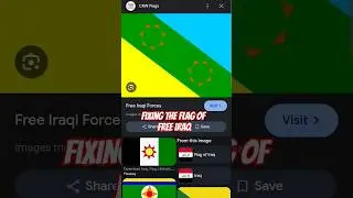 Fixing the flag of Free Iraq #flag #flags #iraq