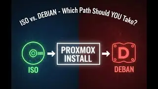 Proxmox Install: ISO vs. Debian - Which Path Should YOU Take? (Beginner's Guide)