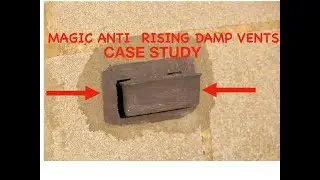 A very expensive magic anti damp vent that I find doesn't seem to stop rising damp