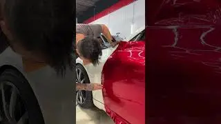 Wrapping this G37 Coupe in True Blood Red 🔥🍷 #wraptors #carwrap #carwrapping #vinylwrap #g37coupe