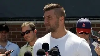 Tebow on perusing dream of playing baseball in Majors