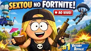 SEXTOU NO FORTNITE! Rushadas, Risadas e Vit&oacute;ria Royale 🔥