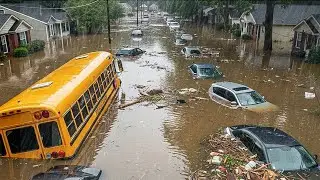 Massive Flooding Hits Atlanta Today! Cars Underwater Across Georgia