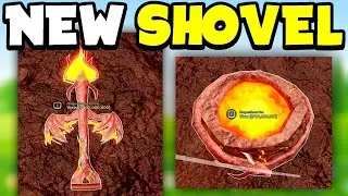 How to get NEW Dragon Flame Shovel/Pan in Prospecting Roblox