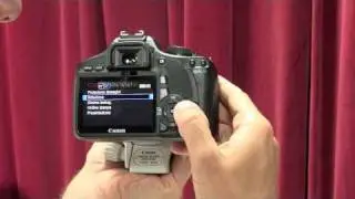 Canon EOS 550D: menu a schermo