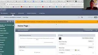 The Producer's Workshop:  Blackboard Course Tour