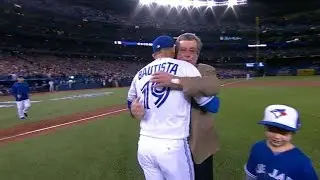 BOS@TOR: Former Blue Jays CEO Beeston's first pitch