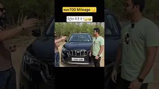 Mahindra xuv700 mileage test petrol 😳😭 #shorts #viral #car #trending
