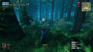 Valheim Destroying Greydwarfs in Black Forest