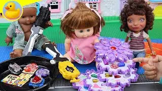 Makeup games for girls and Beyblade games for boys. Interactive children's games.