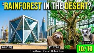 Inside a Tropical Rainforest in the Desert! 🌴 The Green Planet Dubai Tour
