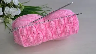 Üç Günde Yelek Örün 🩷Kolay İki Şiş Örgü Yelek Model Desen 🩷#crochet #knitting #handmade 