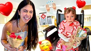ELOAH RECEU ALTA DO HOSPITAL! SARAH DEU FLORES PARA ELA | Sarah de Ara&uacute;jo