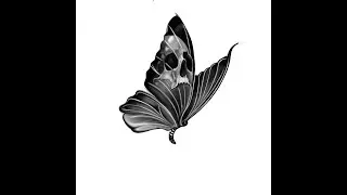 ButterflySKuLL. Timelapse tattoo video.