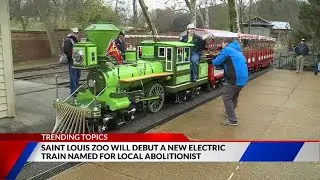 Check Out The Mary Meachum Electric Train At The St. Louis Zoo!