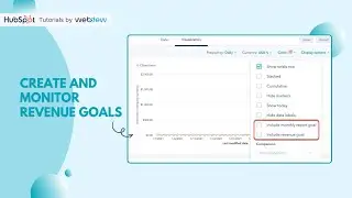 How to create and monitor revenue goals